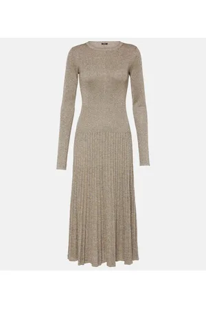 Joseph Pleated LurexÂ® midi dress