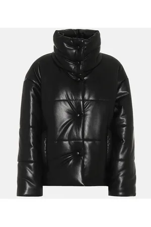 Nanushka Hide faux leather puffer jacket