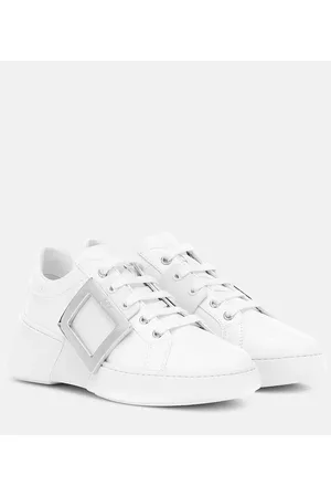 Roger Vivier Viv Skate leather sneakers