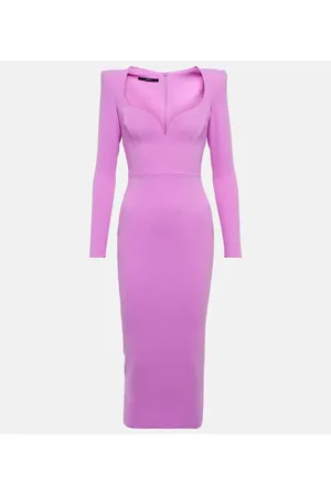 ALEX PERRY Maren crÃªpe midi dress