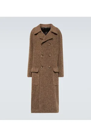 Dolce & Gabbana Double-breasted alpaca-blend coat
