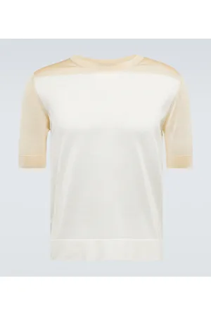 Jil Sander Oversized silk T-shirt