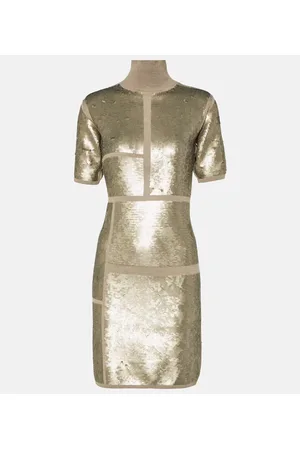 Joseph Sequined wool-blend minidress