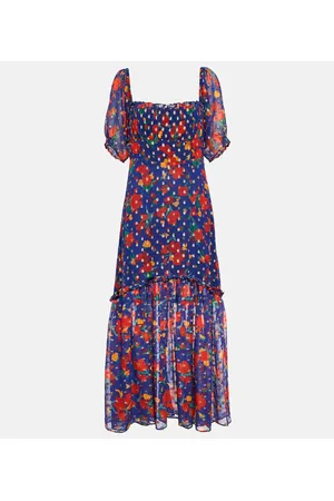 RIXO London Joia printed maxi dress