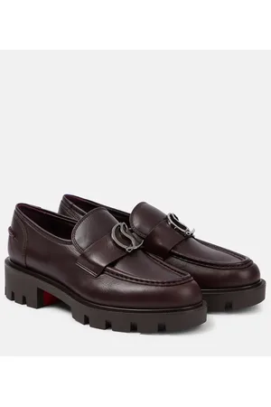 Christian Louboutin CL Moc Lug leather loafers
