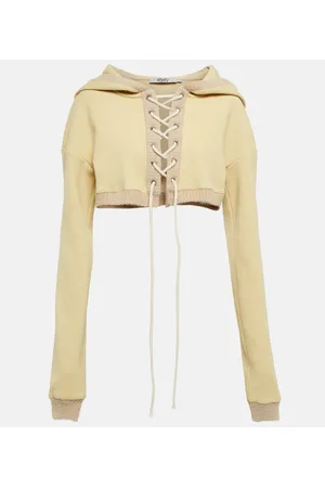 Didu Cropped fleece hoodie