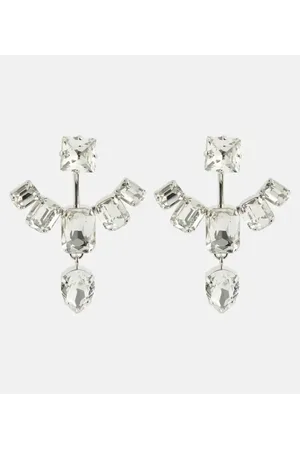 Balmain Crystal pendant earrings