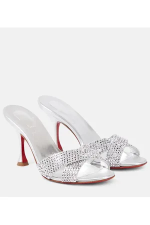 Christian Louboutin Mariza Is Back embellished leather mules