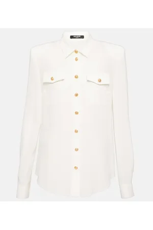 Balmain CrÃªpe de chine shirt