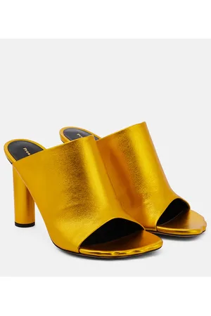 Proenza Schouler Metallic leather mules
