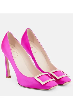 Roger Vivier Trompette satin pumps