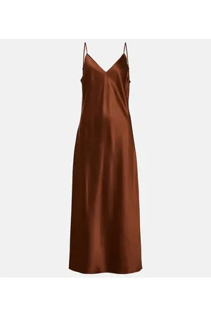 Joseph Clea silk satin midi dress