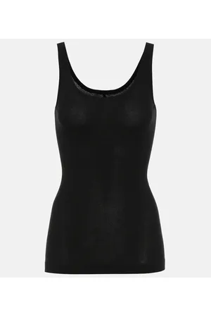 Vince Cotton-blend tank top