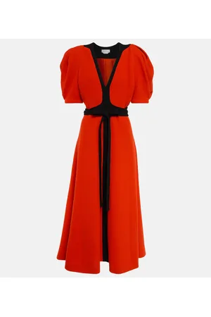 GABRIELA HEARST Luz wool crÃªpe midi dress