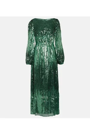 RIXO London Coco sequined maxi dress