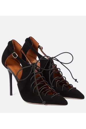MALONE SOULIERS Montana 100 suede pumps
