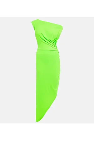 Norma Kamali Diana asymmetrical mini dress