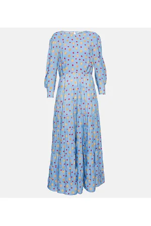 RIXO London Kristen printed tiered maxi dress