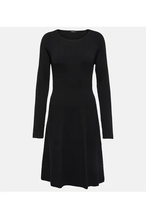 Joseph Ribbed-knit wool minidress