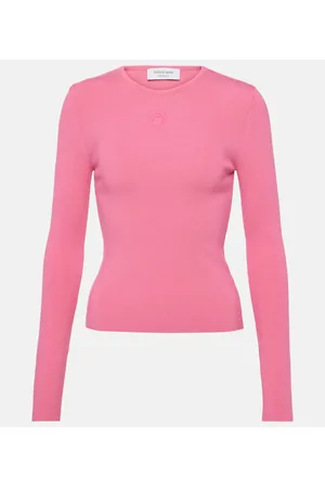 Marine Serre Core open-back jersey top