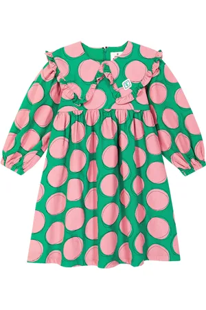 Jelly Mallow Polka-dot cotton dress