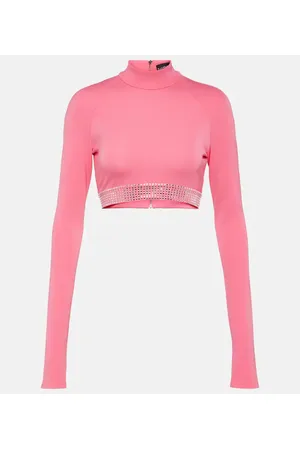 DAVID KOMA Embellished crop top