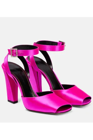 Victoria Beckham Embellished satin sandals