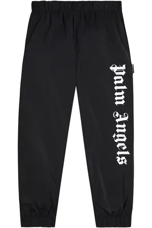 Palm Angels Logo cotton jersey sweatpants