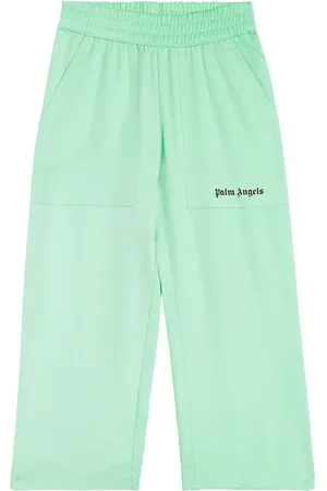 Palm Angels Logo striped sweatpants