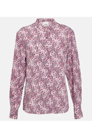 Isabel Marant Ilda printed silk-blend blouse