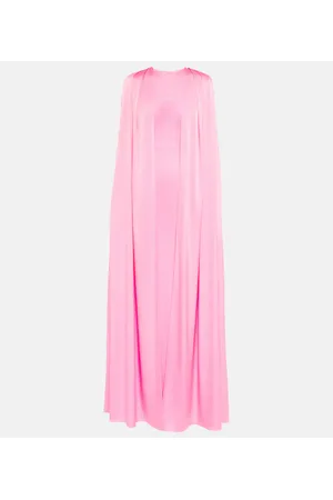 ALEX PERRY Bentley satin crÃªpe gown