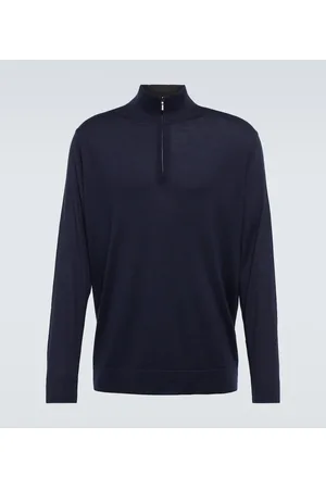 Loro Piana Mezzocollo wool, cashmere, and silk sweater