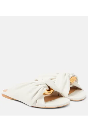 J.W.Anderson Corner leather slides