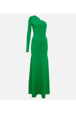 Victoria Beckham Knitted one-shoulder maxi dress