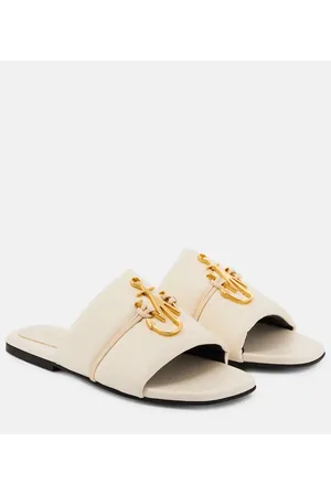 J.W.Anderson Anchor leather slides