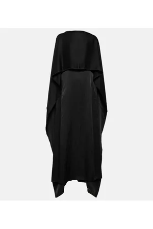 GABRIELA HEARST Hunter caped silk satin gown