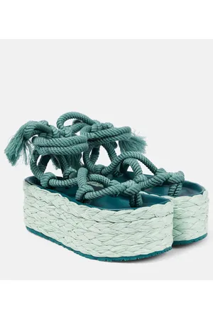 Isabel Marant Elif platform espadrille sandals