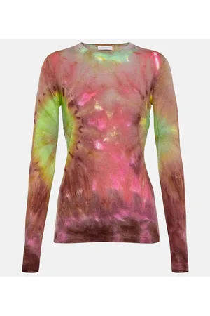 GABRIELA HEARST Miller tie-dye cashmere sweater
