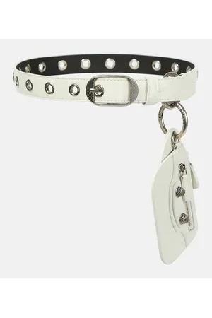 Balenciaga Le Cagole Charms leather belt