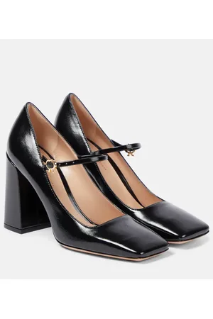 Gianvito Rossi Freeda leather Mary Jane pumps