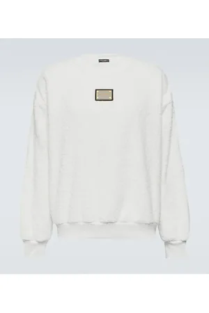 Dolce & Gabbana Embellished cotton terry sweatshirt