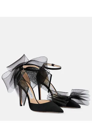Jimmy Choo Averly 100 bow-trimmed pumps