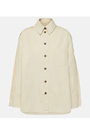 Victoria Beckham Oversized cotton shirt