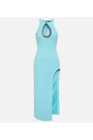 DAVID KOMA Embellished cutout midi dress