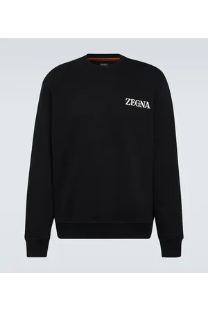 Ermenegildo Zegna Logo cotton jersey sweatshirt
