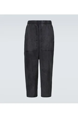 Balenciaga Cropped cotton sweatpants
