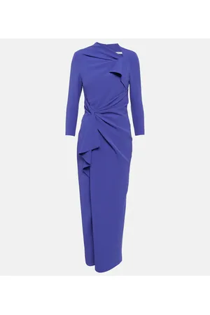 Safiyaa Avery crÃªpe maxi dress