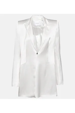 GALVAN Bridal Leith satin blazer dress