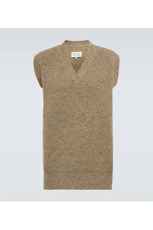 Maison Margiela Wool and cashmere-blend sweater vest