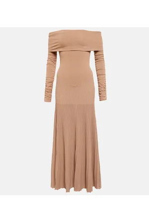 Khaite Rebecca off-shoulder maxi dress